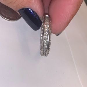 Sterling CZ ring super sparkle